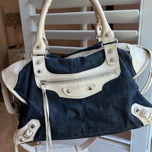 BALENCIAGA NEO CLASSIC DENIM BAG GREAT CONDITION
